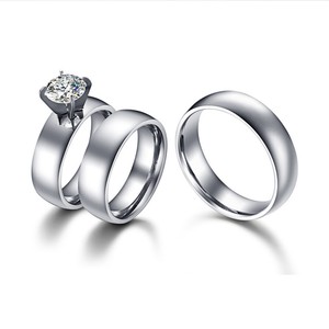 Men-Women-Classic-Domed-His-Hers-Matching-Wedding-Rings-Set-in ...