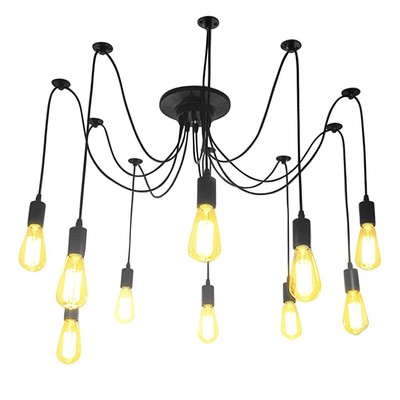 chandelier about unique vintage Loft DIY Pendant  Style  Vintage Chandelier Unique Edison Details