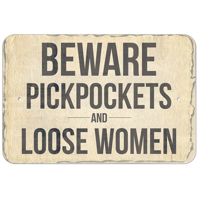 NOVELTY WOMAN CAVE /"CRAFT ROOM/" RETRO METAL SIGN FUNNY SIGN XMAS BIRTHDAY GIFT