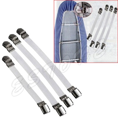 4 Metal Bed Sheet Fasteners Clip Grippers ...