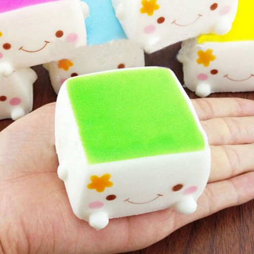 Jumbo Toast Squishy Hand Pillow Scent Bread Toy Tofu Adorable Expression Cute eBay