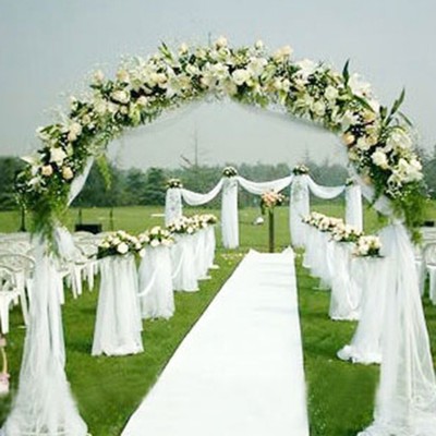 Sheer Organza Roll Wedding Chair Sash Bow ...