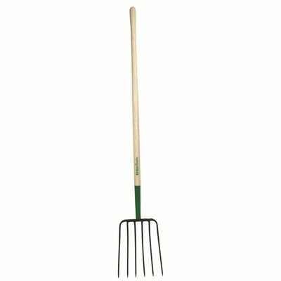 Manure Fork Long Handle 6 Tine 48 ...