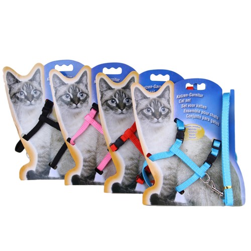 New Cat Kitten Adjustable Harness Collar Durable ...