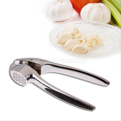 Stainless Steel Home Kitchen Portable Garlic Press ...