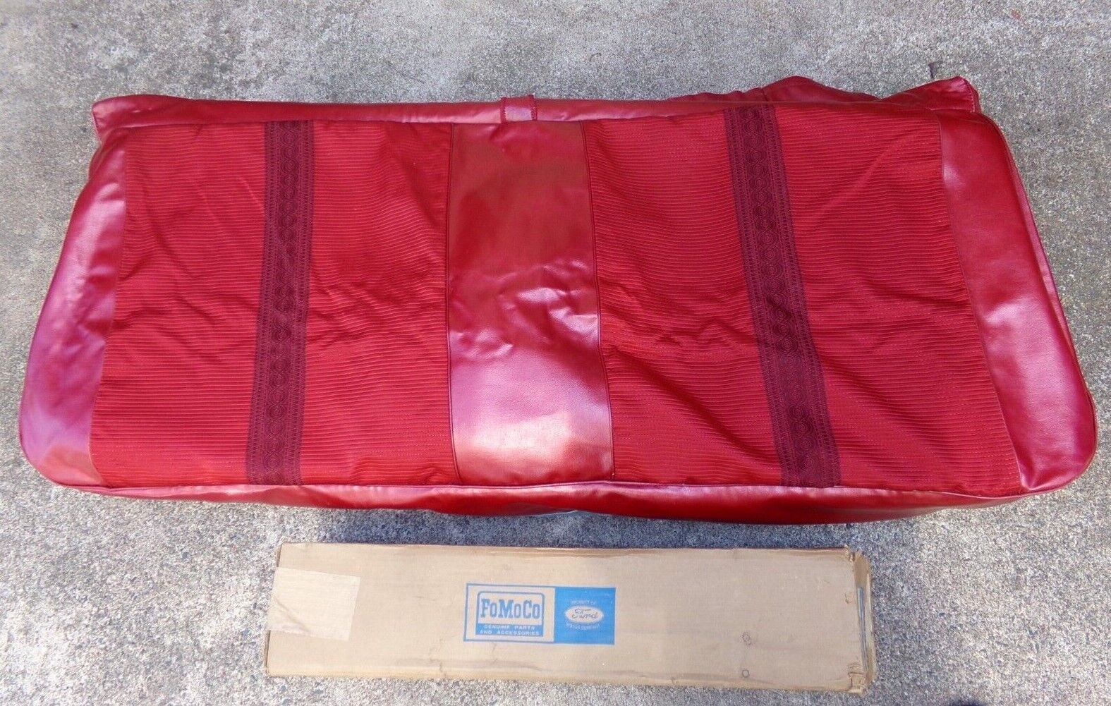 Seat Cushion Cover, Front Bench Seat, 1966 Ford Galaxie 500, NOS