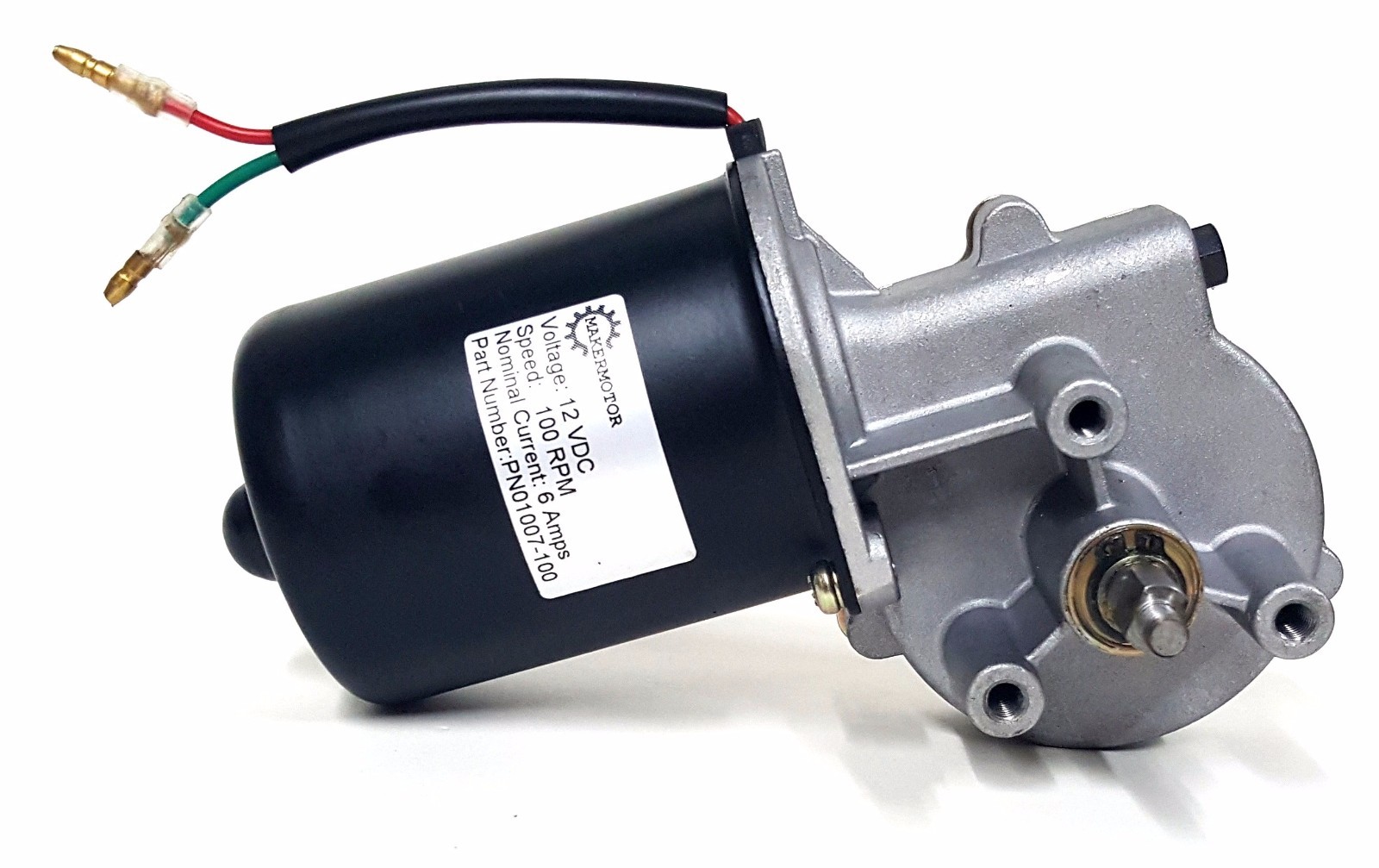 Makermotor 100 RPM Electric Gear Motor 12v Low Speed Gearmotor DC