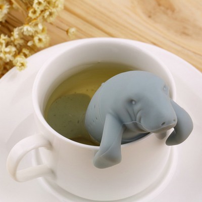 Silicone Manatee  Diffuser Infuser Loose Tea ...