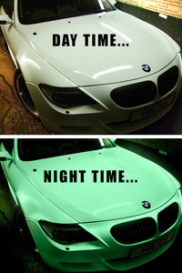  Glow-in-the-dark-car-bike-boat-wrap-vinyl-1ft-x-5ft-air-free-DIY-decal