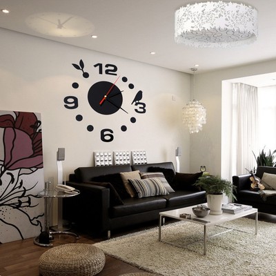 New DIY Large Wall Clock Home Office ...
