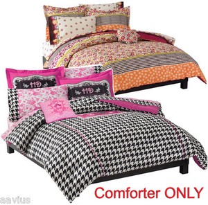 ... Marrakesh Houndstooth Kids Bed Cover Comforter "Comforter Only"...