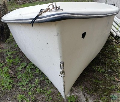 American Sail Inc. 2007 Year 14' White Sailboat - Hole in Hull