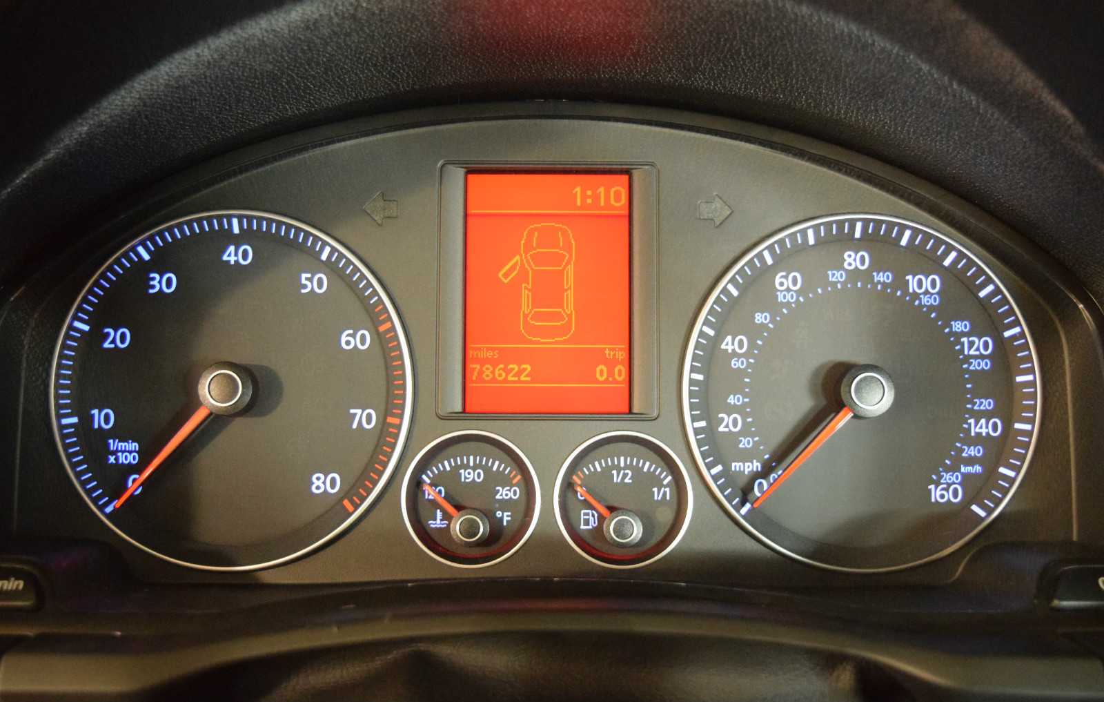 VOLKSWAGEN VW JETTA INSTRUMENT CLUSTER LCD DISPLAY 2005 2006 2007 2008