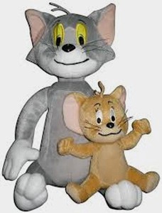 TOM AND JERRY SOFT PLUSH DOLL TOY SIZE TOM 28CM JERRY 15CM | eBay