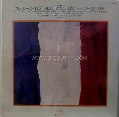 LES FAVORITES BEST LOVED FRENCH OVERTURES Conductor Rozhdestvensky -Vinyl LP