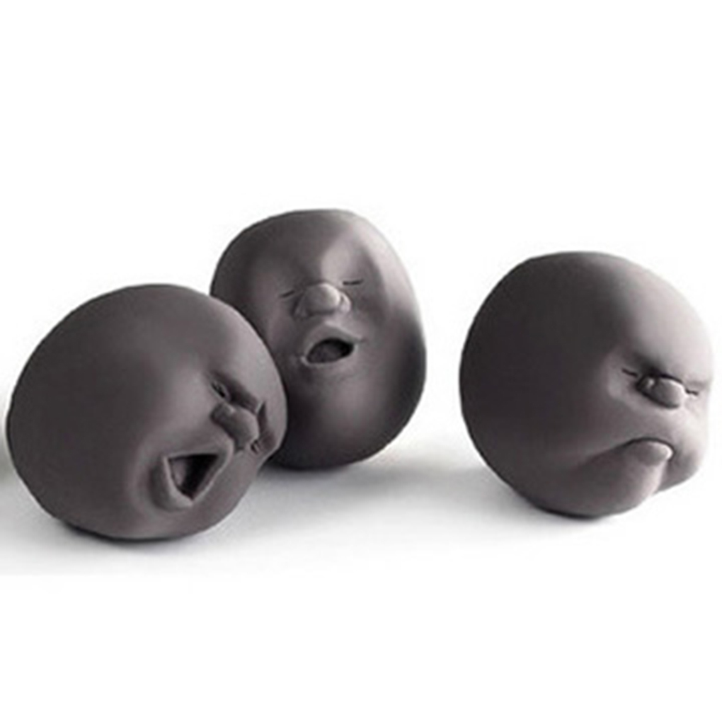 New Creative Funny Toy Stress Reliever Pressure Anti-stress Squeeze Face Balls | eBay
