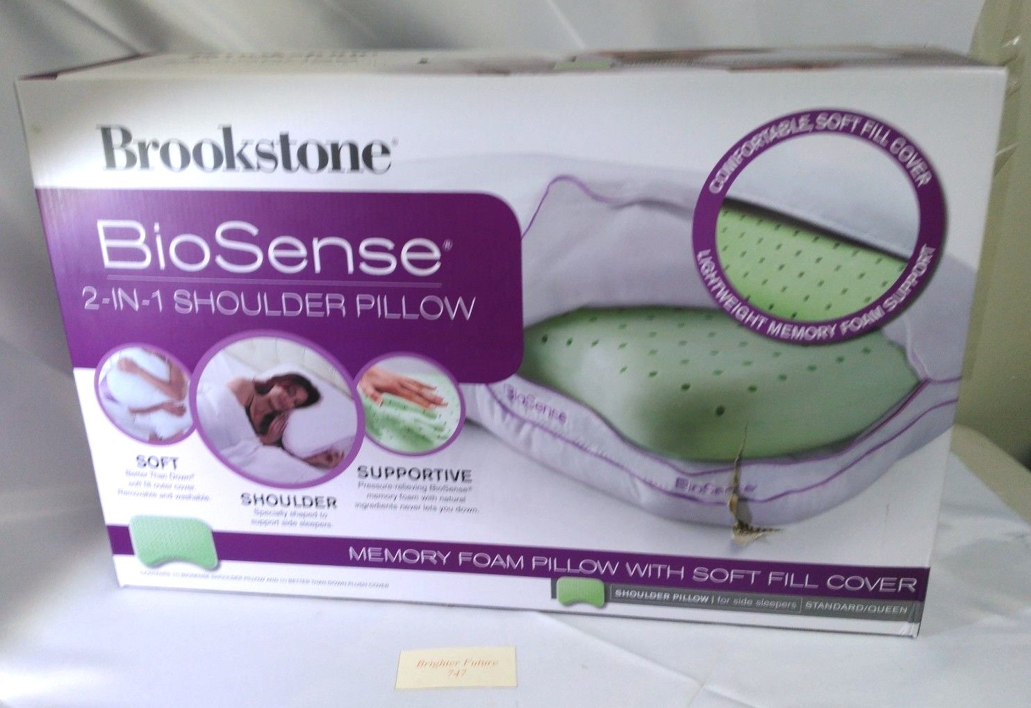 883594048616 Upc Brookstone Biosense 2 In 1 Memory Foam Shoulder