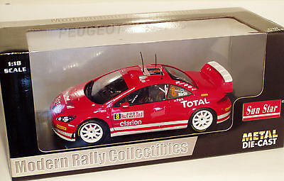 1/18 Peugeot 307 WRC Total Rally Monte Carlo 2005 M.Martin / M.Park
