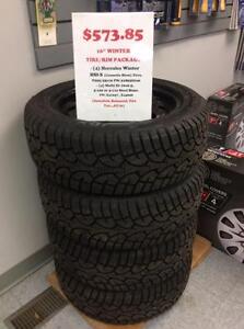 "Winter Tire Special" 205/55R16 Her/Ironman HSI-I and 16x6.5, 5-110 OR 5-112 Steel Rims