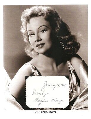 Virginia Mayo Autograph The Best Years of Our Lives Jack London Girl Next Door (Best Girl Next Door)