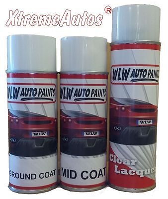 2 PACK 2K Car Body Paint BASECOAT AEROSOL TOUCH UP MIXED TO CODE READY FOR USE