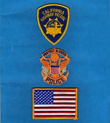 CALIFORNIA HIGHWAY PATROL SHOULDER IRON or SEW-ON PATCH