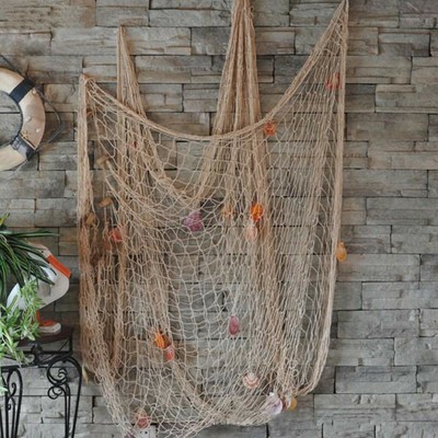 Decorative Black Fishing Net 4/'x12/' ~ Fish Netting ~ Nautical Luau Party Decor