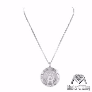 ... Zodiac-Sign-Pendant-14K-White-Gold-Tone-Stainless-Steel-Free-Necklace