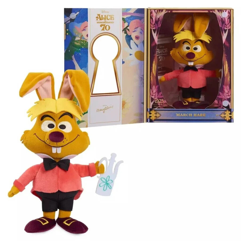 D23 Exclusive March Hare Plush - Alice in Wonderland by Mary Blair