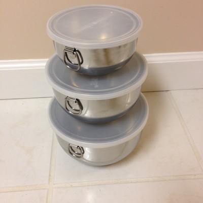 Farberware Stainless Steel Set of 3 Nesting ...