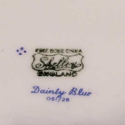 RARE SHELLEY DAINTY BLUE LARGE SERVING PLATTER  CH4231