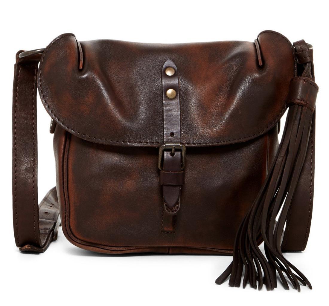 UPC 888542798780 product image for Authentic Frye Veronica Leather Crossbody Bag Maple $298 | upcitemdb.com