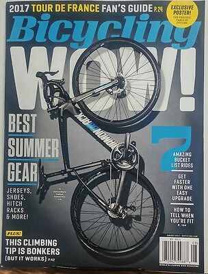 Bicycling Aug 2017 Wow Best Summer Gear Tour De France Guide FREE SHIPPING