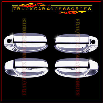 For Aveo+G3 Wave 02-2011 Kalos 2002-09 G3 2006-11 Chrome 4 Door Handle Cover 8pc
