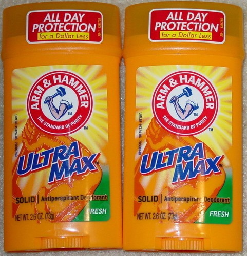 Arm & Hammer Ultra Max Solid Antiperspirant Deodorant 2 Pk FRESH 2.6 oz