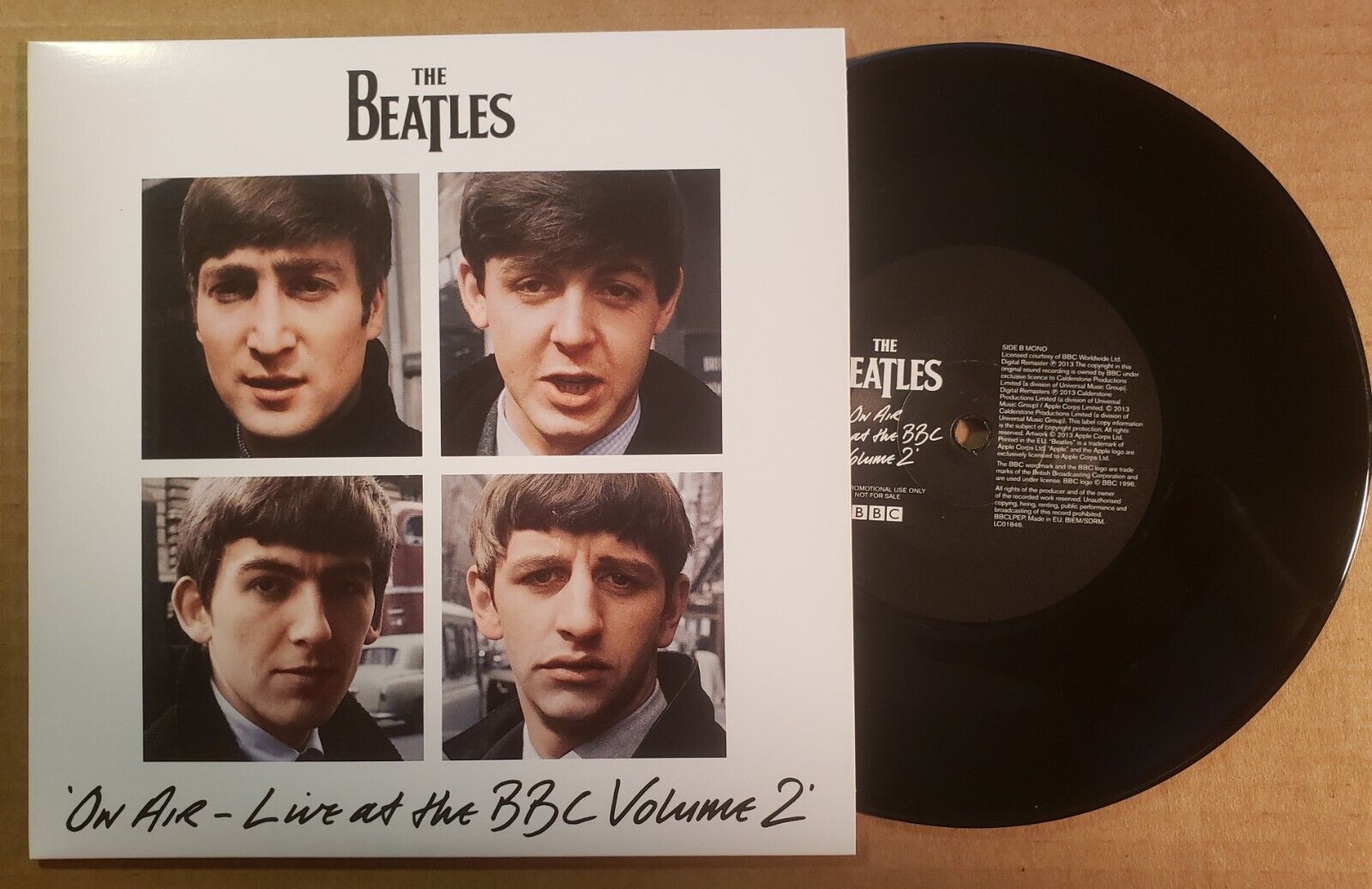The Beatles 'On Air Live At The BBC Volume 2" 5 Track Promo 7 inch Vinyl Scarce