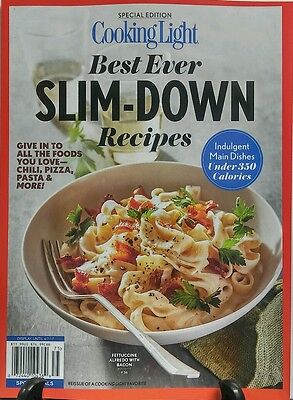 Cooking Light Best Ever Slim Down Recipes Chili Pizza Pasta FREE SHIPPING
