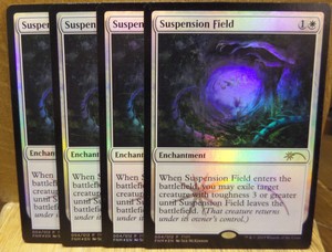 Suspension field mtg