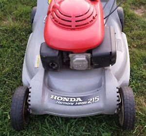 Honda harmony hrb215 lawn mower
