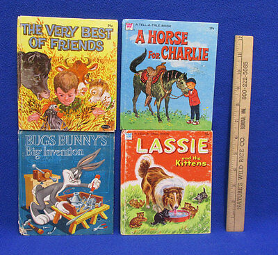 Vintage Whitman Childrens Books Lassie Horse for Charlie Bugs Bunny Best