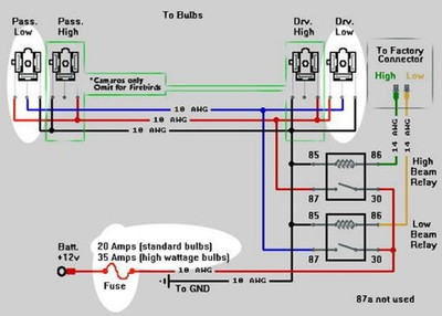 CERAMIC H4 HEADLIGHT RELAY WIRING HARNESS 4 HEADLAMP LIGHT ... 9003 bulb wiring diagram 