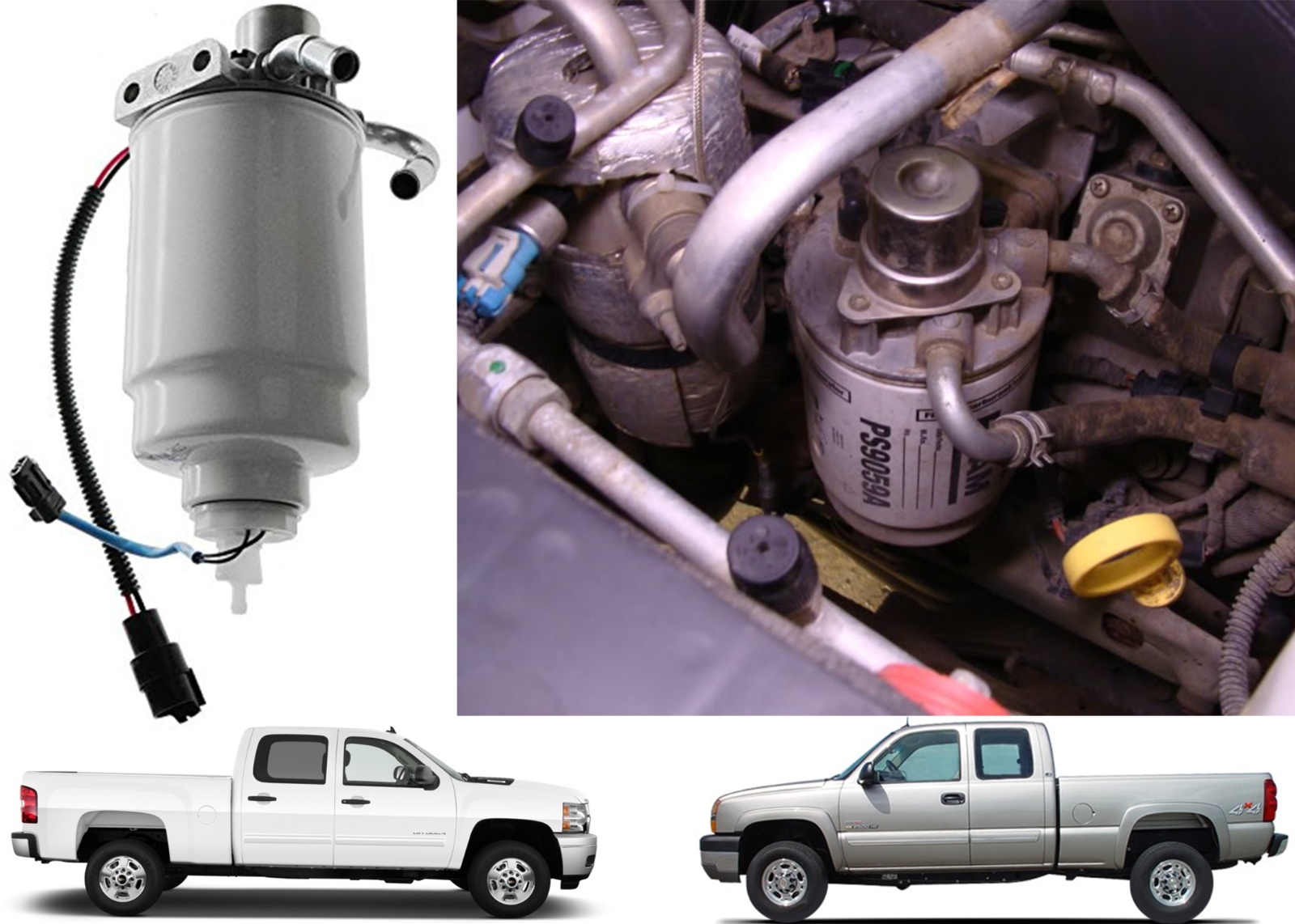 OEM GM 12642623 Fuel Filter Housing For 2004.52013 Duramax LLY LBZ LMM New USA