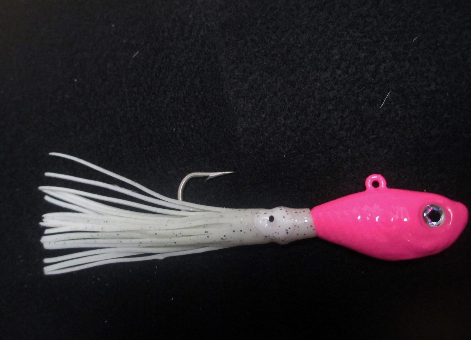 Head Color:Pink/White Full Body Glow:2oz to 8oz Man Cave saltwater Bucktail Jigs Lure 10 color 5 Pack