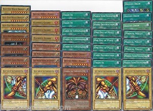Yugioh Deep Draw Dragon Exodia 40 Card Deck Free Playmat and Sleeves | eBay