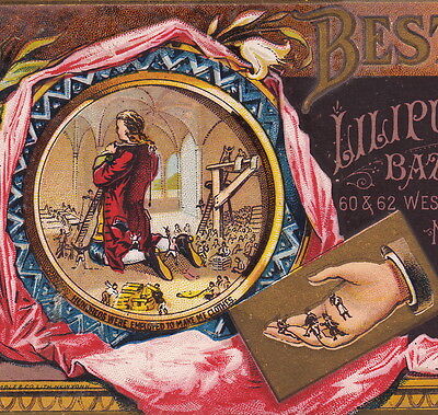 Best & Co Lilliputian Bazaar NY Gullivers Travels Child's Store Advertising (Best Department Store Cards)