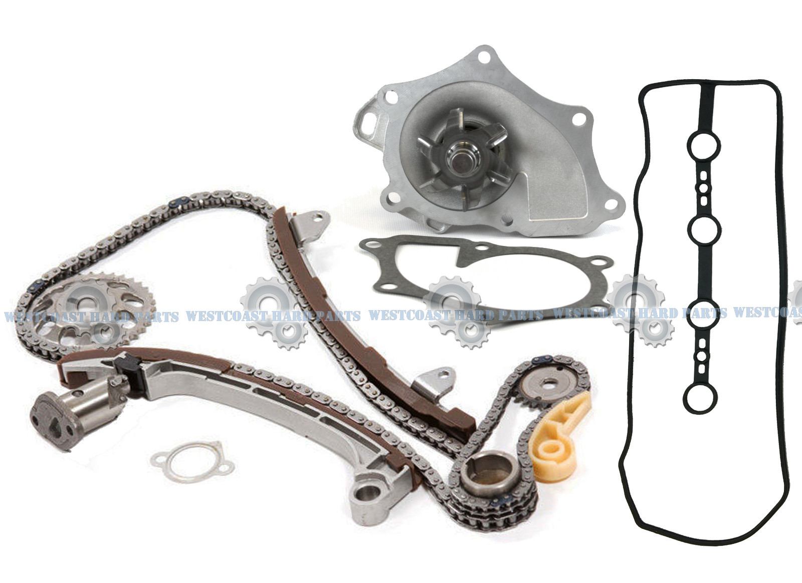 0512 SCION tC xB 2AZFE 2.4L TIMING CHAIN KIT + WATER PUMP + VALVE COVER GASKET