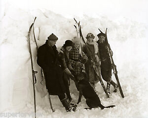 Vintage ski outfit
