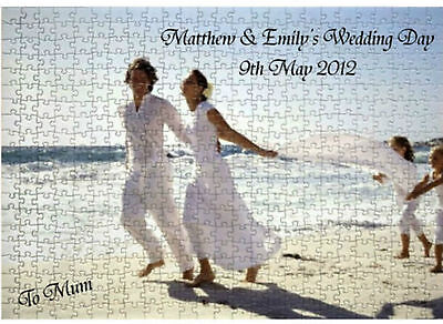 Personalised Jigsaw Puzzle Add you own Photo and Message FREE - Lovely GIFT A3