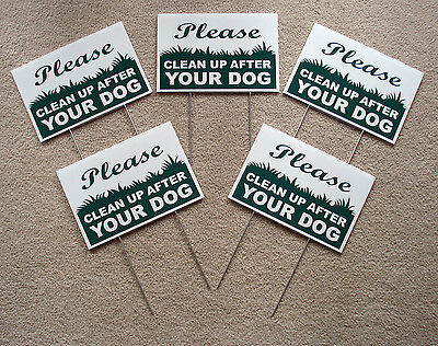 5 PLEASE CLEAN UP AFTER YOUR DOG ...