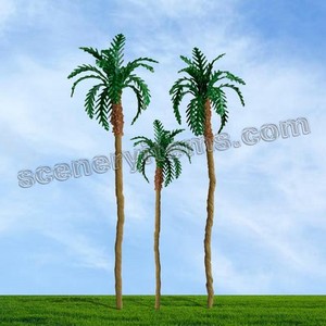 Palm-Trees-HO-Scale-Architectural-Model-Tree-Scenery-Trees-Railroad 